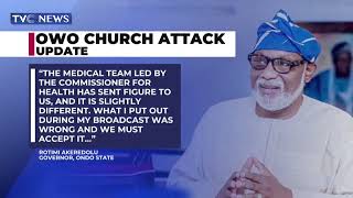 Owo Church Attack |  Death Toll Rises To 40 As 26 Survivors Discharged From Hospital