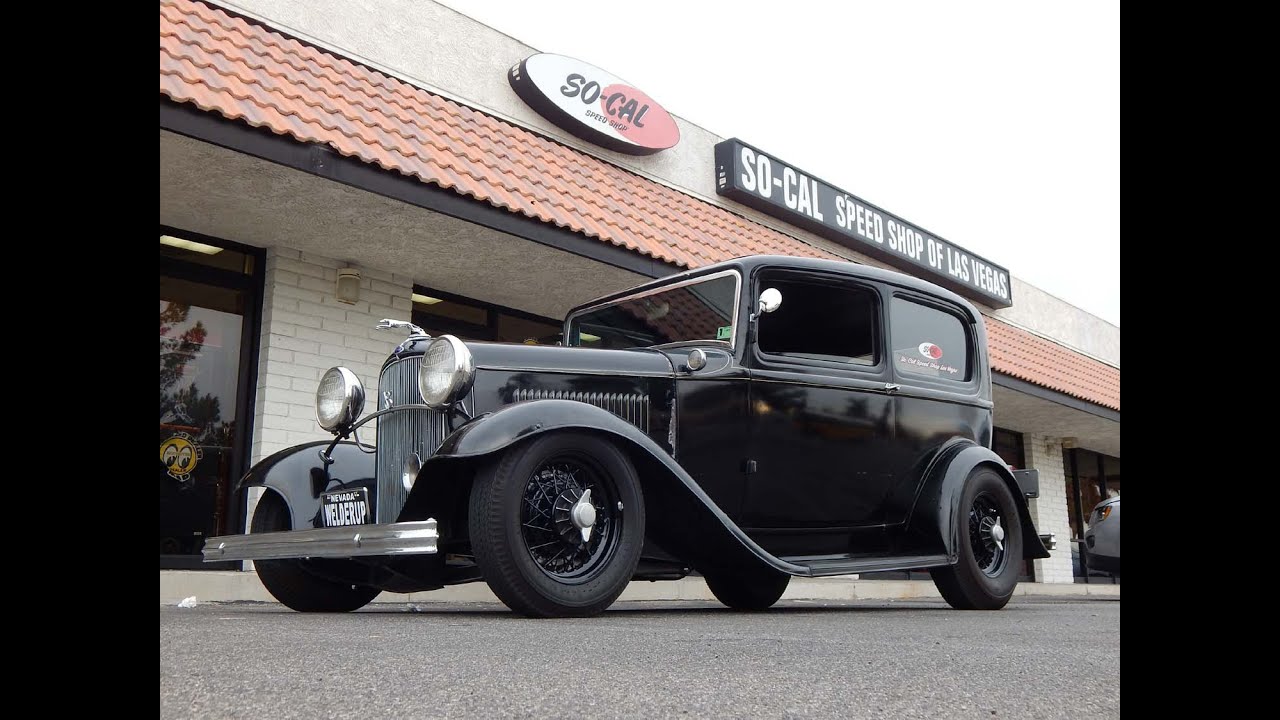 Chevy Las Vegas >> 1932 Ford Tudor Sedan So-Cal Las Vegas Rat Rod TV Car - YouTube Chevy Las Vegas >> 1932 Ford Tudor Sedan So-Cal Las Vegas Rat Rod TV Car - YouTube