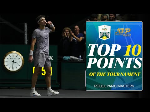 Top 10 Best Points from 2025 | Rolex Paris Masters