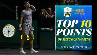 Top 10 Best Points from 2025 | Rolex Paris Masters