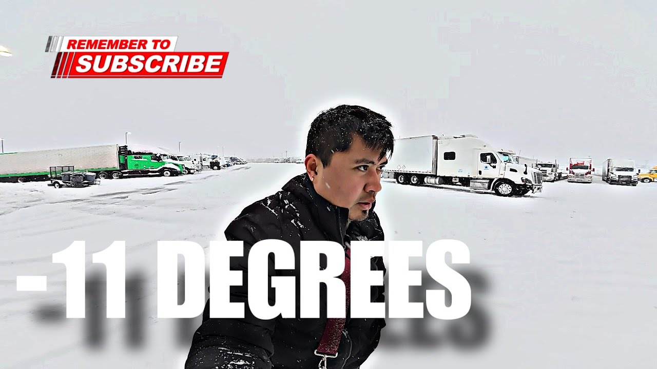 My trucking life. Winter Trucking. Zero Visibility. Ep. 139