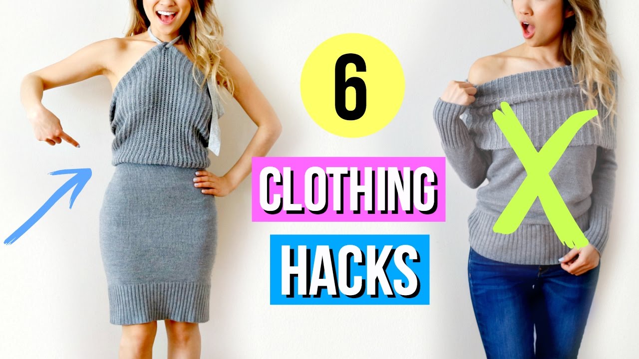 6 Clothing Hacks EVERY Girl Must Know for Spring! YouTube
