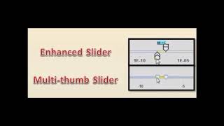 Slider: comparison to MultiThumb slider