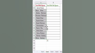 How to remove extra spaces in excel | Proper trim function in excel | how to proper name in excel