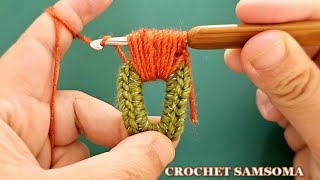 ماذا تظنون اني صنعت بهذه الحلقة الدائرية من الكروشيه ؟ النمط السهل في الكروشي Super Easy Crochet DIY