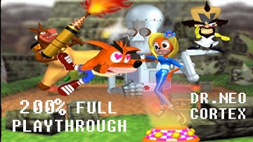 Crash Bash (Japanesse Version) - 200% Cortex Full Playthrough