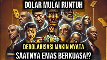 Emas Bisa Tembus 5 Juta per Gram⁉️ Begini Efek Gila Dedolarisasi yang Jarang Dibahas‼️