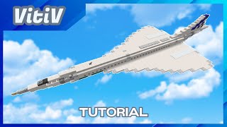 Aérospatiale/BAC Supersonic Airliner Concorde in Minecraft - 1:1 Scale - Tutorial