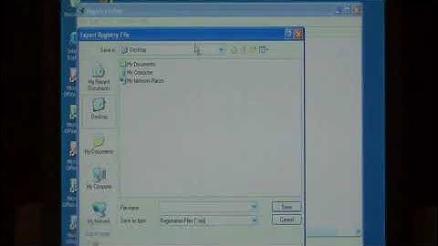 How to Export Windows Registry Files