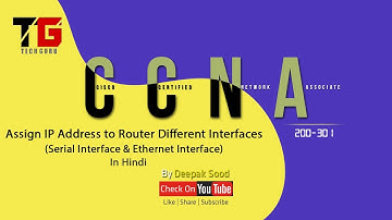 IP Address Configuration on Cisco Packet Tracer In Hindi By Deepak Sood || Video- 5 || Tech GURU