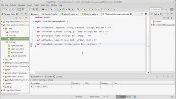 Making a Model with Play using Scala (Part 1)