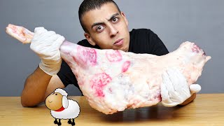 تحدي طبخ فخدة خروف 🐑 أحسن من المطاعم | عيد اضحى مبارك