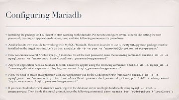 2  Deploying Maria DB