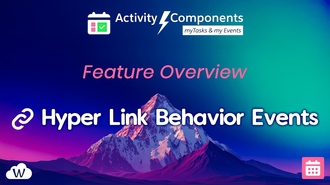 Hyper Link Behavior for Events – Event Component Feature Overview - YouTube