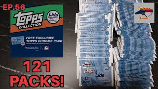 121 Packs Of 2023 Topps Chrome Lids x Mitchell And Ness Baseball Cards  Ep.56