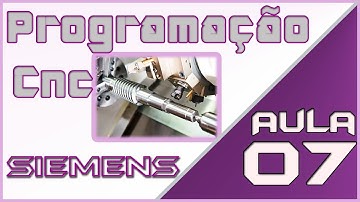 Aula 07 - Programação CNC - Torneamento interno com ciclo G71- Comando siemens