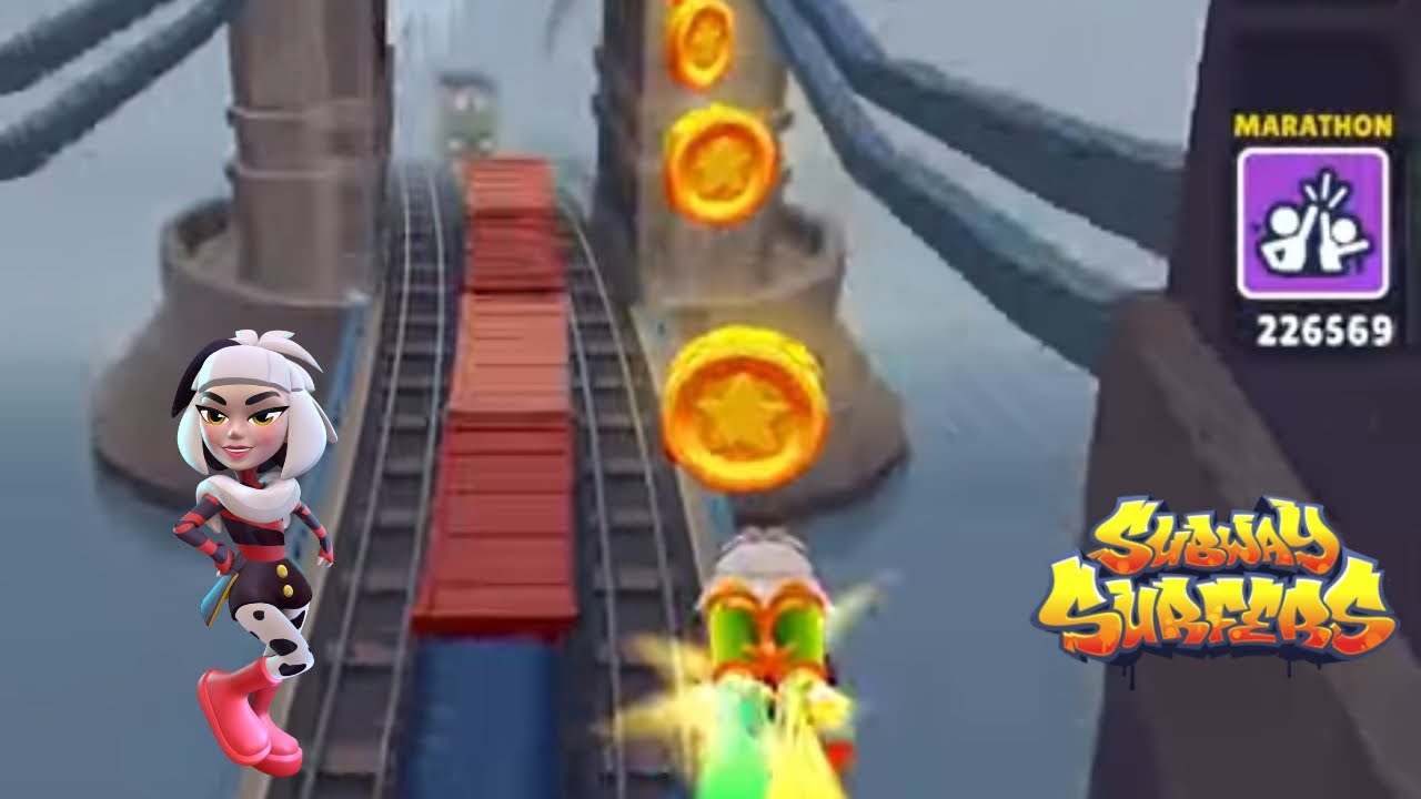 LONDON MARATHON VIVIENNE AND FAUXPUNX | SubwaySurfTwins