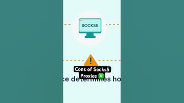 Cons Of Socks5 Proxies ❎ #socks5proxy #socksproxy #proxy #proxyserver #residentialproxies #shorts