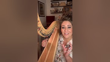 Free Online Harp Lessons (learn how to play the harp) Ode to Joy by Beethoven with KRISTEN GIBBS