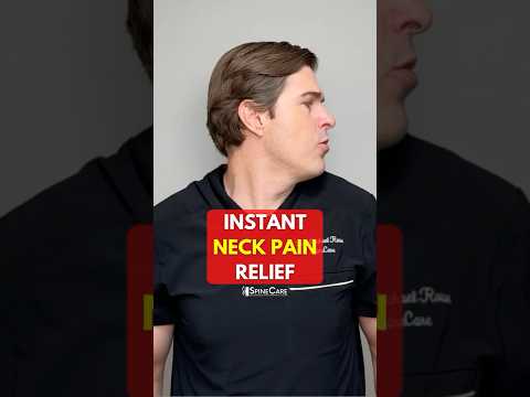 NECK PAIN Relief in Seconds