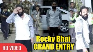 KGF STAR Rocky Bhai GRAND ENTRY From Private Jet at Mumbai Airport | KGF 2 Teaser | KGF 2 Movie