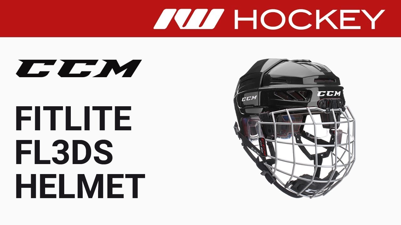 CCM FitLite FL3DS YTH/JR Helmet Review - YouTube