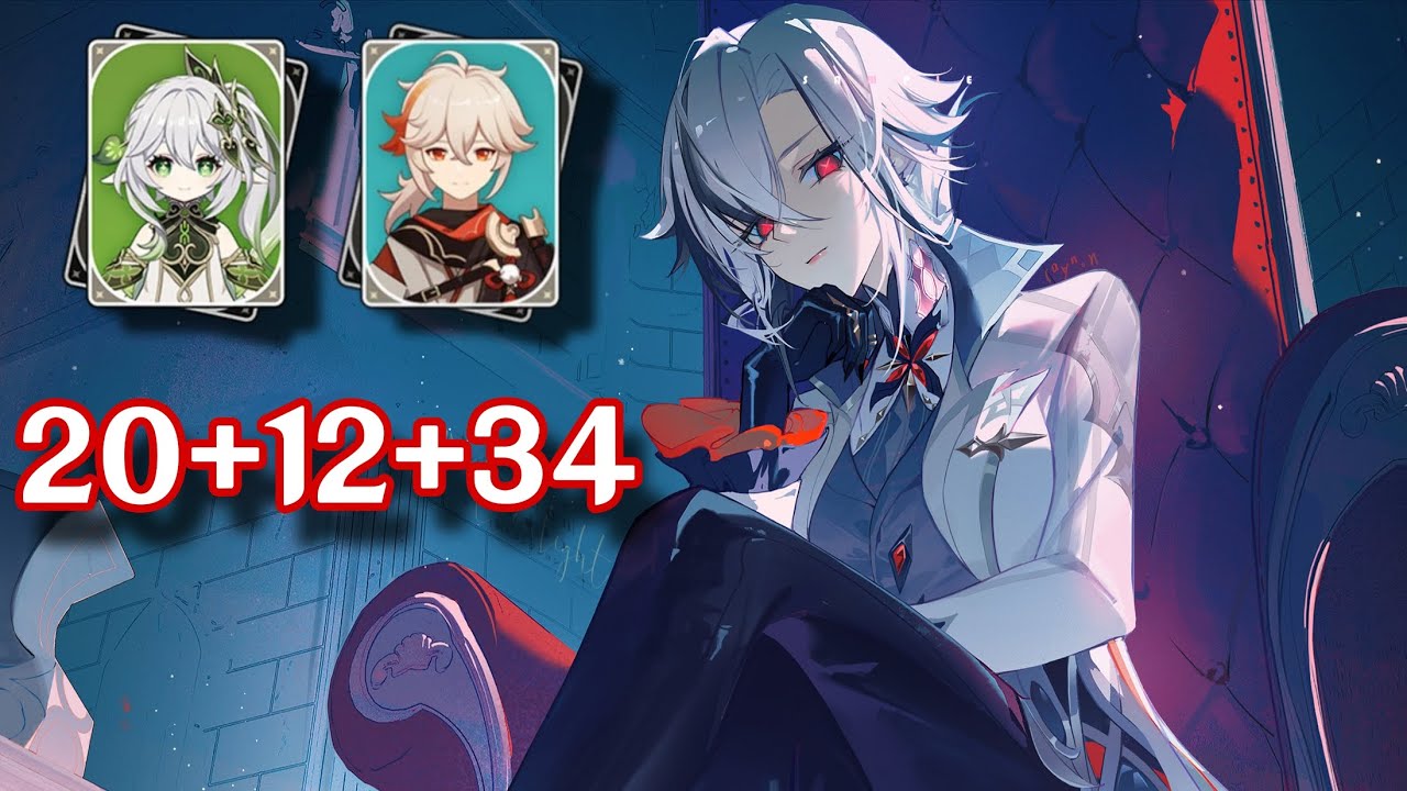 [6.0b Abyss/Luna 1b] C2 Arlecchino 66s Top Half Continuous Speedrun