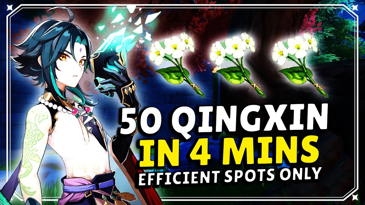 50 QINGXIN FLOWERS IN 4 MINUTES - [SUPER FAST GUIDE]