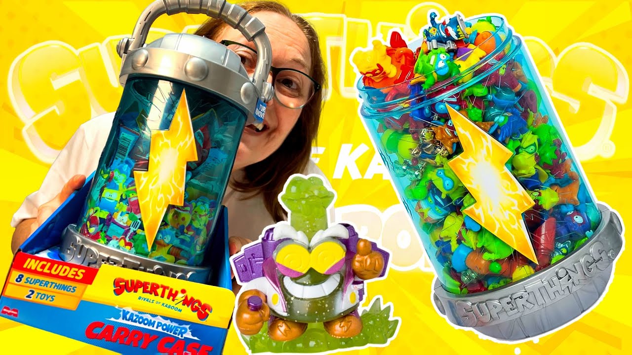 SuperThings Kazoom Power UNBOXING CARRY CASE Series 15 en Pe Toys