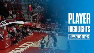 Pryce Sandfort 20 Pts 3 Reb Vs. Florida International Nebraska Basketball 11082025