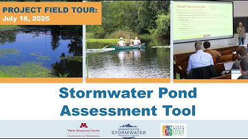 Stormwater Pond Assessment Tool