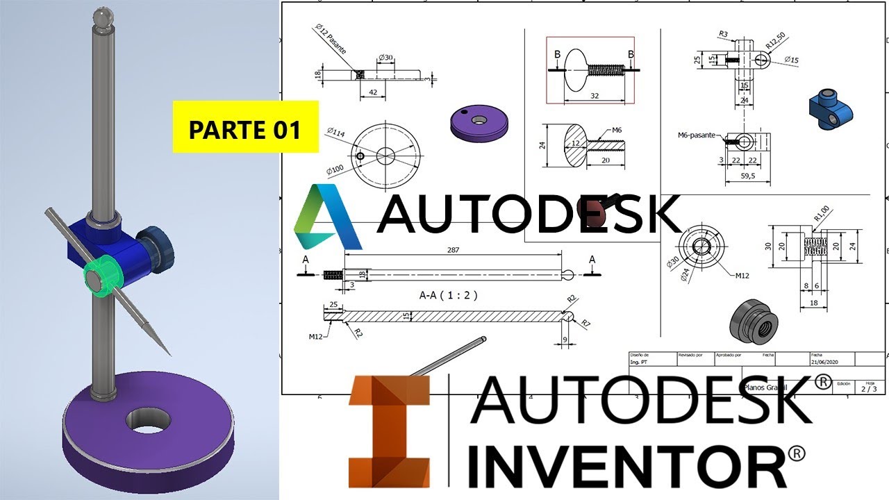 Gramil De Carpintero 3d En AutoCAD