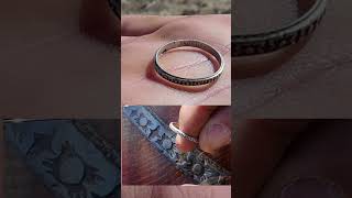 Beautiful Silver ring Found Metal Detecting an late 1800's ghost town