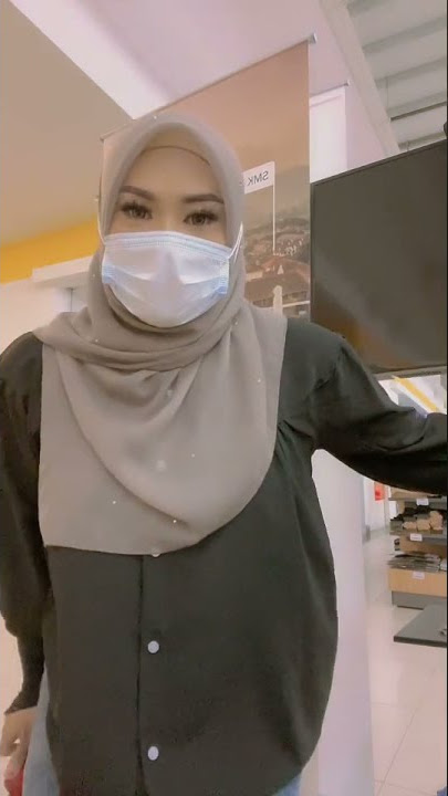 tik tok sma jilbab buka baju gunung bulet