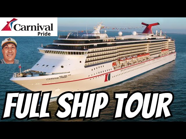 Carnival Pride Ship Tour 2023 (following June Dry Dock)