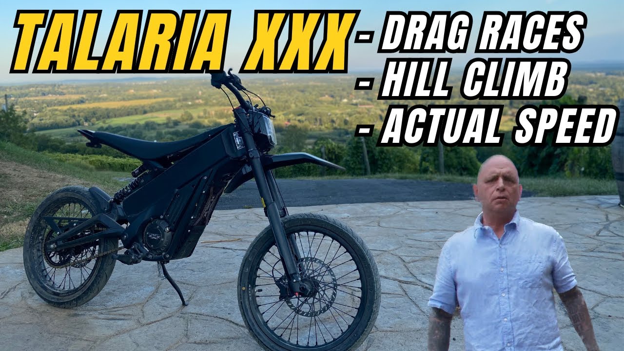 Talaria XXX Black Edition Speedo Calibration Drag Racing Hill Climb ...