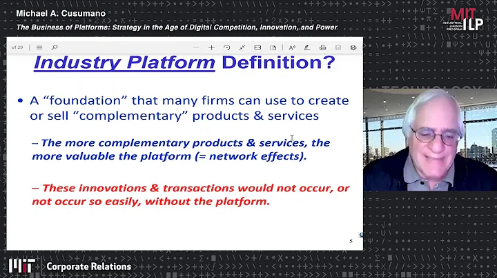 2020 Innovations in management - Michael Cusumano