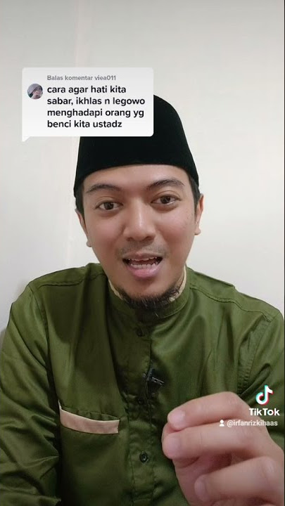 AGAR HATI IKHLAS, SABAR DAN LEGOWO