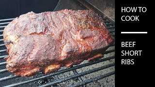 How to Cook Beef Short Ribs on the Oklahoma Joe's Offset Smoker