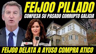 BOMBAZO "FEIJÓO VUELVE A DELATAR A AYUSO POR COMPRA ÁTICO" DESTAPAN SU PASADO CORRUPTO EN GALICIA