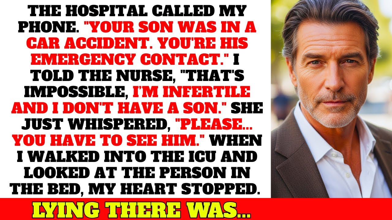 The hospital called about my son's accident... but I'm infertile and I don't have a child