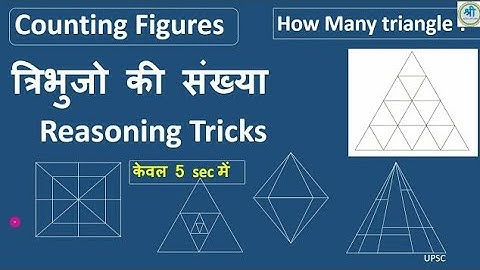 Best Trick for Counting Figures l Reasoning l Counting Triangle Reasoning l RRB l Railway l SSC CGL 