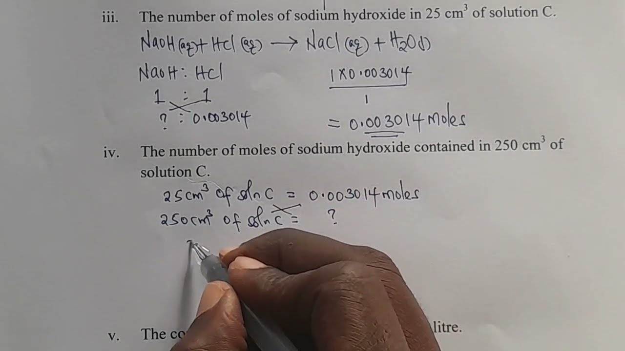 FORM 3: TOPIC 2: MOLE: LESSON 21 (Direct Titration) | ADEN CHEMISTRY
