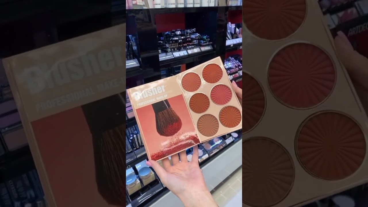 Book palette all in one blushers, highlight, eyeshadow 
