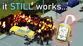 TRAPPED in my car by a BURNING HORDE OF ZOMBOIDS... (B42 CDDA)
