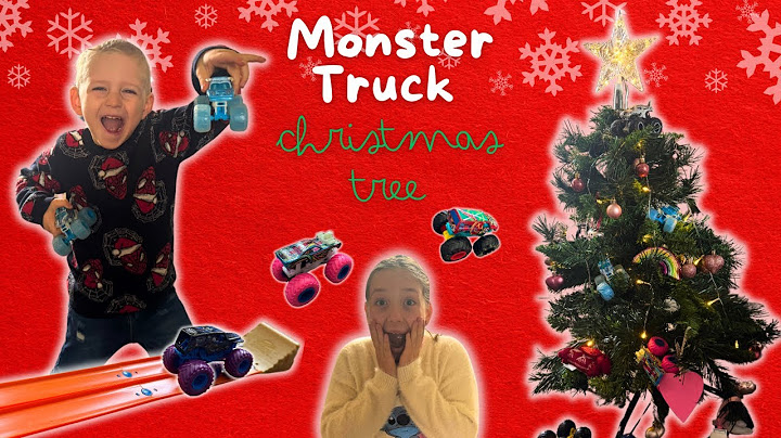 Kids Play |🎄Monster Truck Christmas Tree🎄| Children's Entertainment