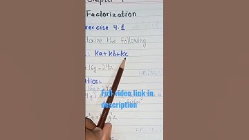 Class 9 Maths sindh text board jamshoro Chapter 04 Factorization Ex:4.1 Question 01 | @CSC1232