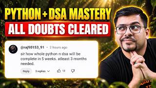 Python + DSA Mastery Course (All Doubts Cleared) | Coding for JEE & College Students | Harsh Sir