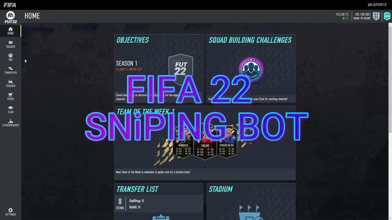 FIFA 22 SNIPING BOT | 200K IN 1 HOUR!!