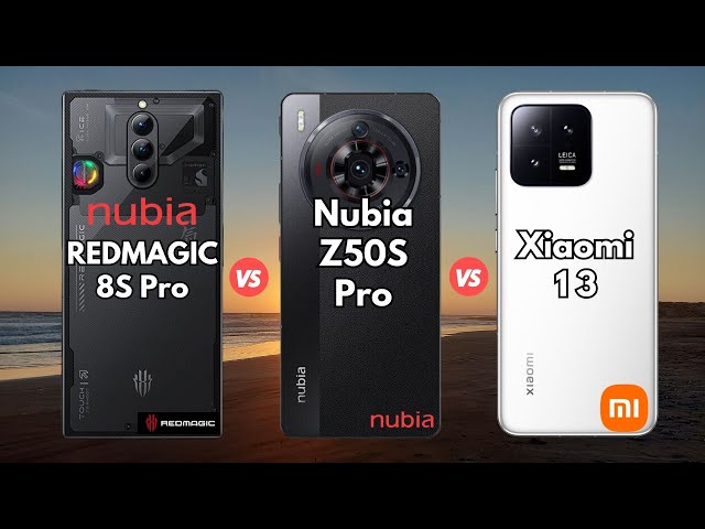 REDMAGIC 8S Pro vs Nubia Z50S Pro vs Xiaomi 13 - YouTube